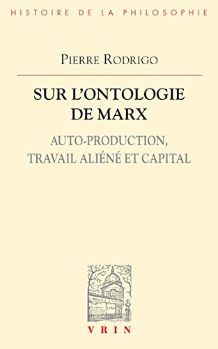 Beispielbild fr Sur l'ontologie de Marx zum Verkauf von ISD LLC