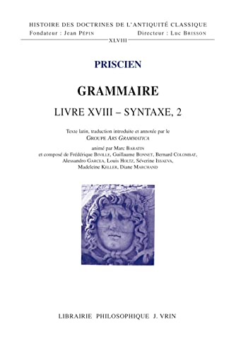 Beispielbild fr Grammaire Livre XVIII zum Verkauf von ISD LLC