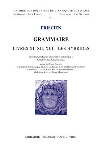 Beispielbild fr Grammaire Livres XI XII XIII zum Verkauf von ISD LLC