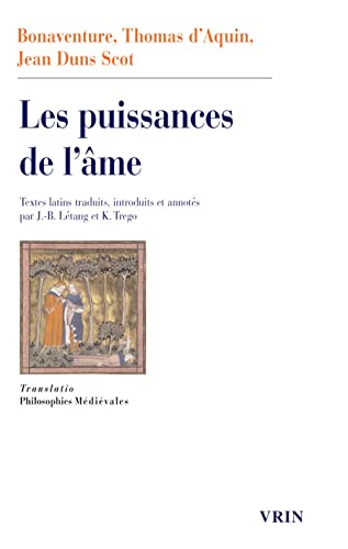 Beispielbild fr Les Puissances de l'Ame (Translatio) (French and Latin Edition) zum Verkauf von Gallix