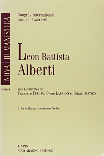 Beispielbild fr Leon Battista Alberti zum Verkauf von ISD LLC