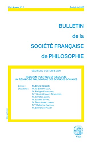 Beispielbild fr Religion, politique et idologie Un regard de philosophie des sciences sociales zum Verkauf von Gallix