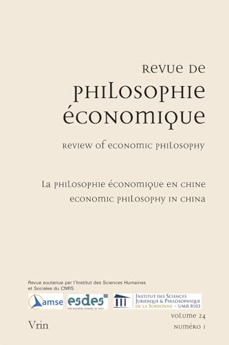 Stock image for La Philosophie Economique En Chine (Revue de Philosophie Economique) (French Edition) for sale by Gallix