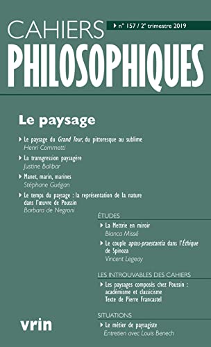 Beispielbild fr Le Paysage (Cahiers Philosophiques) (French Edition) [FRENCH LANGUAGE - Soft Cover ] zum Verkauf von booksXpress