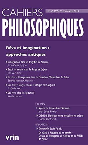 9782711660117: Reve Et Imagination: Approches Antiques: 159 (Cahiers Philosophiques)
