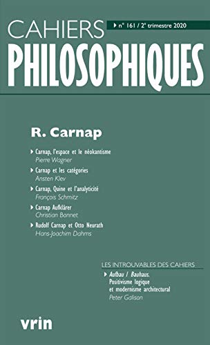 9782711660131: R. Carnap (Cahiers Philosophiques) (French Edition)
