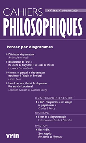 Beispielbild fr Penser Par Diagramme (Cahiers Philosophiques, 163) (French Edition) zum Verkauf von Gallix