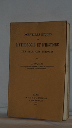 Beispielbild fr Nouvelles Etudes de Mythologie Et d'Histoire Des Religions Antiques (Vrin-Reprise) (French Edition) zum Verkauf von Gallix