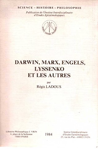 Beispielbild fr Darwin, Marx, Engels, Lyssenko et les autres. zum Verkauf von Books+