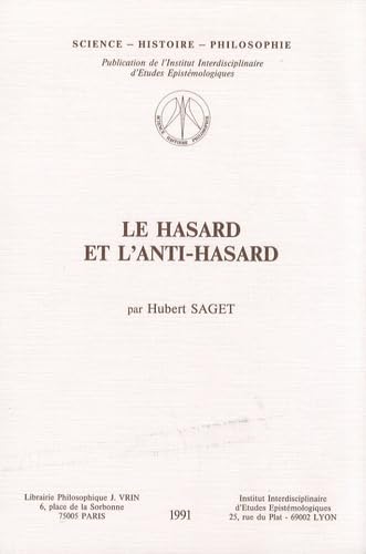 9782711697168: Le hasard et l'anti-hasard (Science - Histoire - Philosophie)