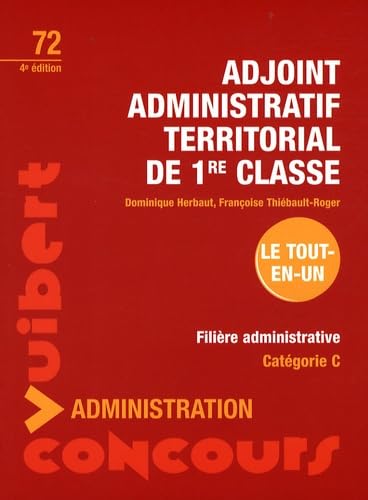 Stock image for Adjoint administratif territorial de 1e classe : Catgorie C for sale by medimops