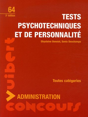 Beispielbild fr Concours administratifs: Tests psychotechniques et de personnalit zum Verkauf von Ammareal