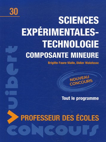 Stock image for Sciences exprimentales-technologie: Composante mineure for sale by Tamery