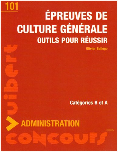 Beispielbild fr Epreuves de culture gnrale : Outils pour russir zum Verkauf von Ammareal