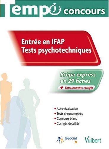Imagen de archivo de Entre en IFAP : Tests psychotechniques, collection Tempo concours a la venta por deric