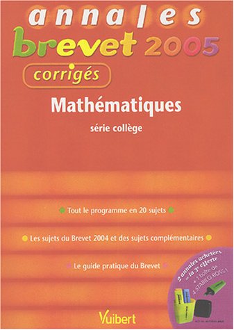 Stock image for Mathmatiques: Srie collge, corrigs for sale by Ammareal