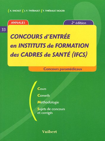 Beispielbild fr Concours d'entre en instituts de formation des cadres de sant (IFCS)2r edition 2005 zum Verkauf von medimops