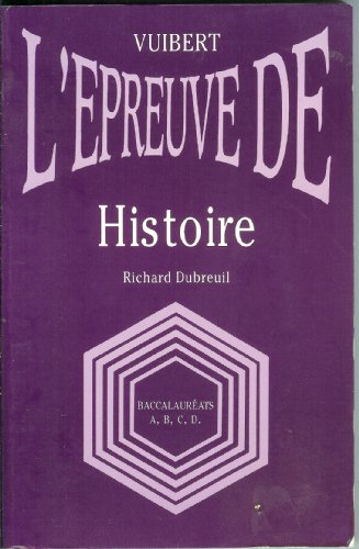 Imagen de archivo de Histoire : baccalaurats A, B, C, D a la venta por Librairie Th  la page