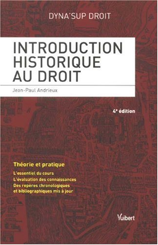 9782711777945: Introduction historique au droit