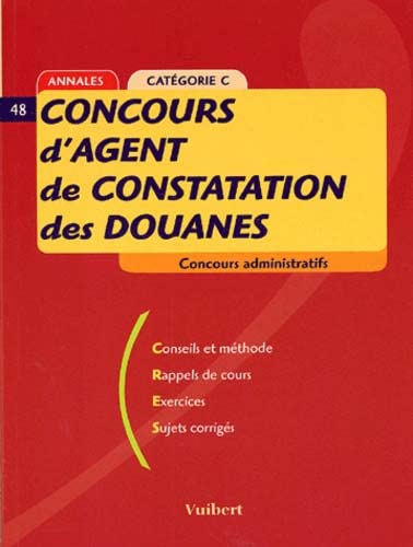 Beispielbild fr Concours d'agent de constatation des douanes zum Verkauf von medimops