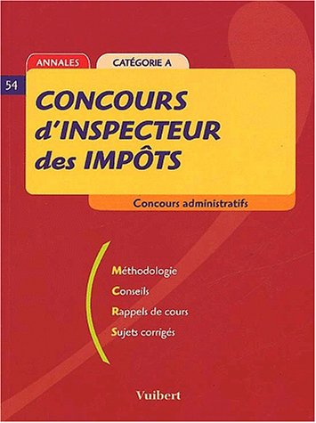 Beispielbild fr Concours d'inspecteur des impts Catgorie A zum Verkauf von medimops