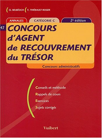 Beispielbild fr Concours d'agent de recouvrement du Trsor Catgorie C zum Verkauf von medimops