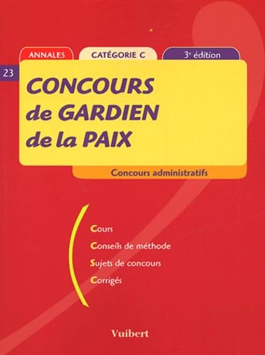 9782711798827: Concours de gardien de la paix