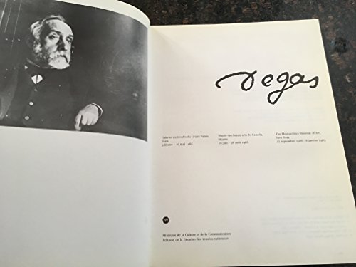 Beispielbild fr Degas: Galeries nationales du Grand Palais, Paris 9 fe?vrier-16 mai 1988 : Muse?e des beaux-arts du Canada, Ottawa 16 juin-28 aou^t 1988 : . 1988-8 janvier 1989 (French Edition) zum Verkauf von Housing Works Online Bookstore