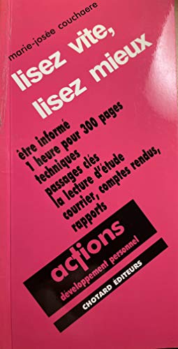 Stock image for Lisez vite, lisez mieux. for sale by Ammareal