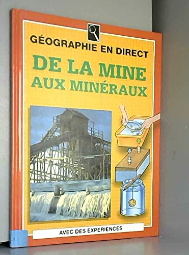 Beispielbild fr DE LA MINE AUX MINERAUX zum Verkauf von HPB-Red