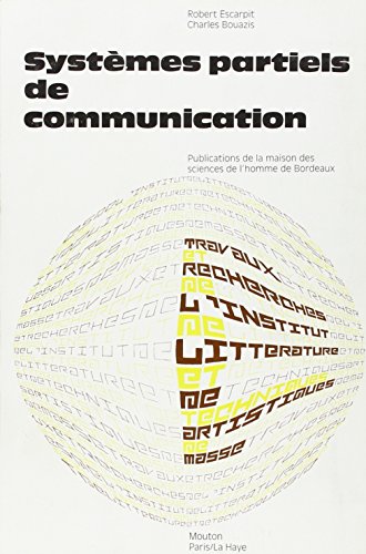 Imagen de archivo de Systmes partiels de communication a la venta por Ammareal