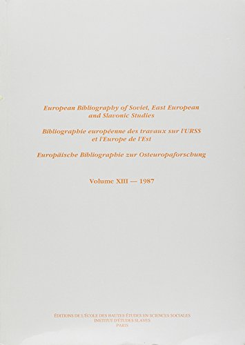 9782713209833: Bibliographie europenne des travaux sur l’URSS et l’Europe