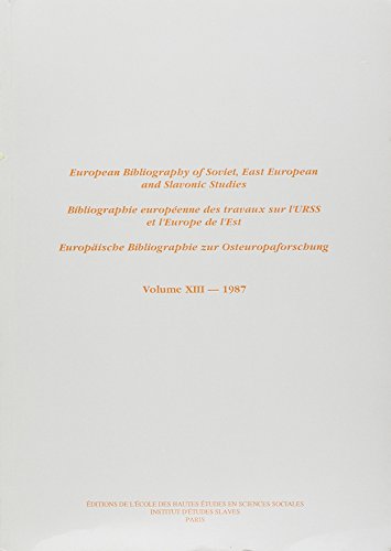 Stock image for Bibliographie europenne des travaux sur l?URSS et l?Europe for sale by Gallix