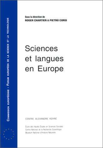 9782713212062: Sciences et langues en Europe