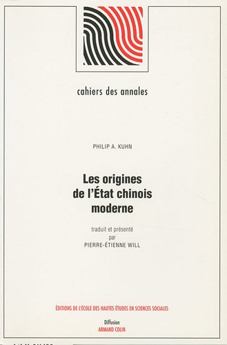 Stock image for LES ORIGINES DE L'ETAT CHINOIS MODERNE for sale by Gallix