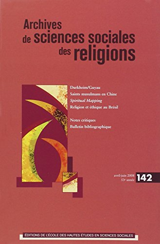 Stock image for Archives de Sciences Sociales des Religions, N 142/Avr.-Juin 2008 for sale by medimops