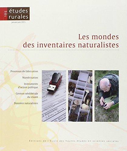 Stock image for Revue tudes rurales n.195 : inventaires naturalistes for sale by Chapitre.com : livres et presse ancienne