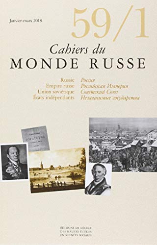 Beispielbild fr Cahiers du monde russe 59/1 - Varia zum Verkauf von Ammareal