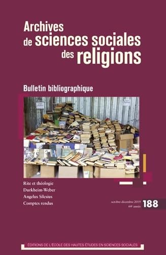 Beispielbild fr Archives de sciences sociales des religions, n188 - Bulleti zum Verkauf von Ammareal