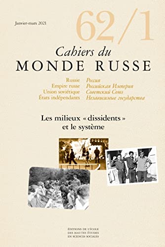 Stock image for Cahiers du monde russe, n 62/1 - Les milieux dissidents et for sale by Gallix