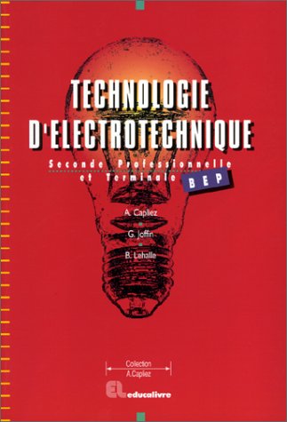 Beispielbild fr Technologie d'lectronique 2e et Tle pro zum Verkauf von Ammareal