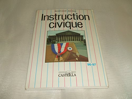 Stock image for Instruction civique for sale by Ammareal