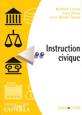 Beispielbild fr Instruction civique zum Verkauf von medimops
