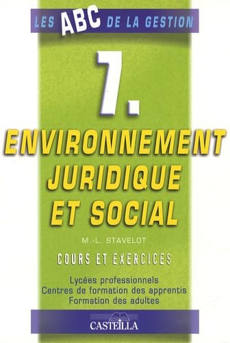 9782713528330: Environnement juridique et social: Cours et exercices