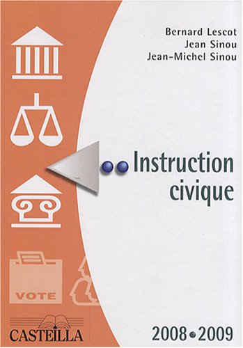9782713529726: Instruction civique 2008-2009
