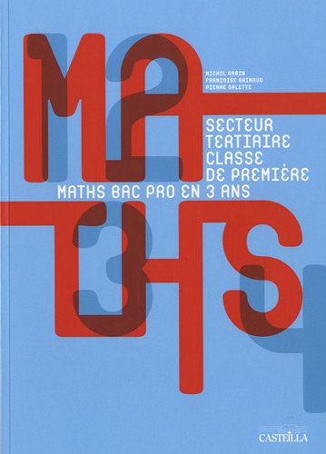 9782713531620: Mathmatiques 1e Bac pro groupement C secteur tertiaire