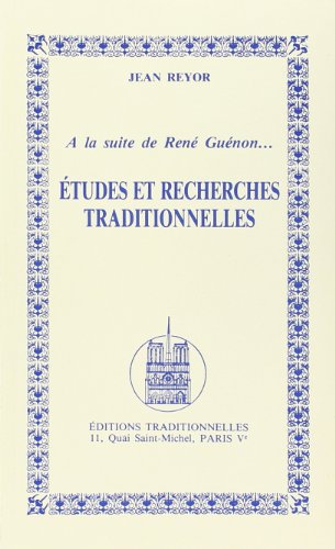 Beispielbild fr Etudes et recherches traditionnelles. A la suite de Ren Gunon zum Verkauf von medimops