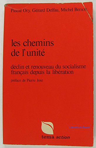 Stock image for Les Chemins de l'unit for sale by medimops