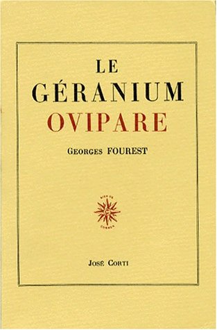 Imagen de archivo de Le Granium ovipare a la venta por medimops