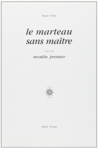 Marteau sans maÃ®tre (9782714302397) by Char, RenÃ©